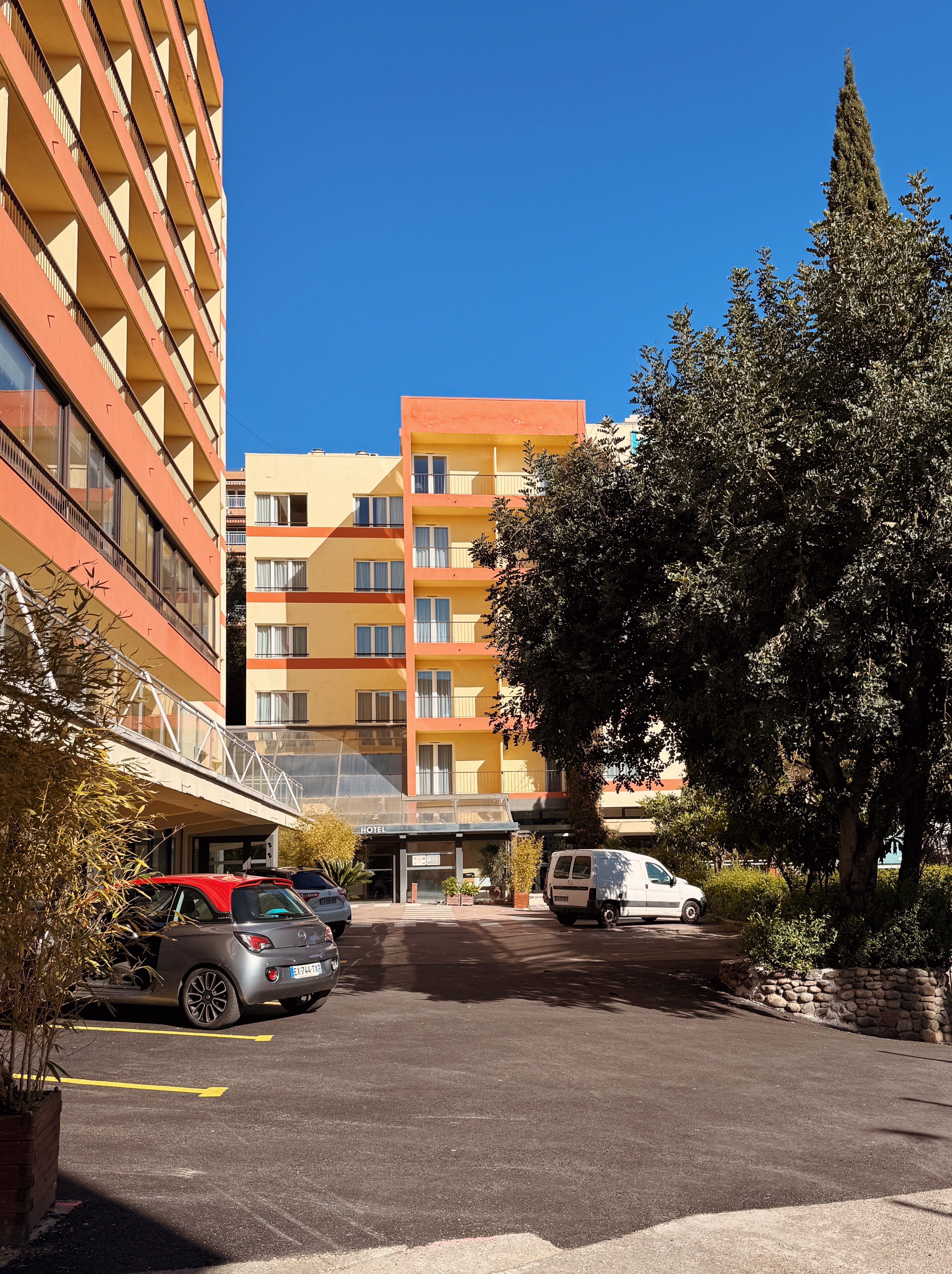 Aire de stationnement privée